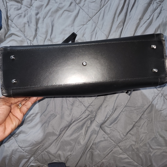 Furla Black Leather Tote Bag - Picture 2 of 9